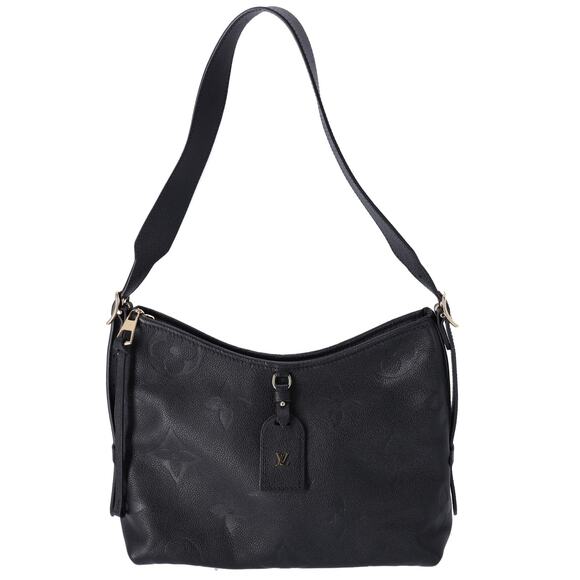 Louis Vuitton Carryall NM PM Monogram Empreinte Shoulder Bag M46288 Black - Picture 2 of 8